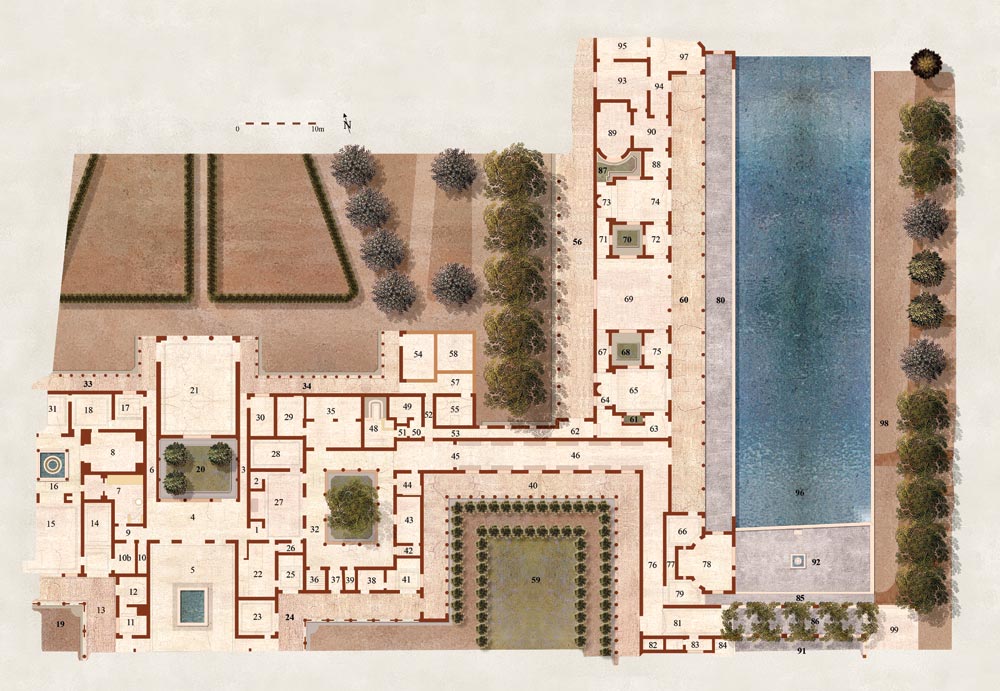 Plan of Villa A