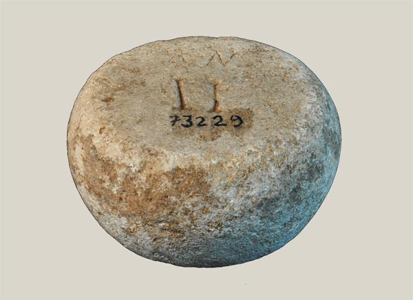 Two-pound stone weight