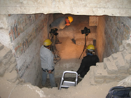 Documenting the tomb