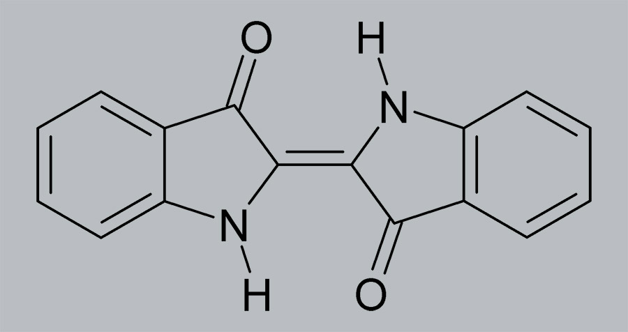 6,6-dibromoindigo molecule