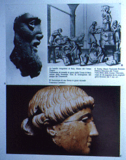 Ancient cast sculptures