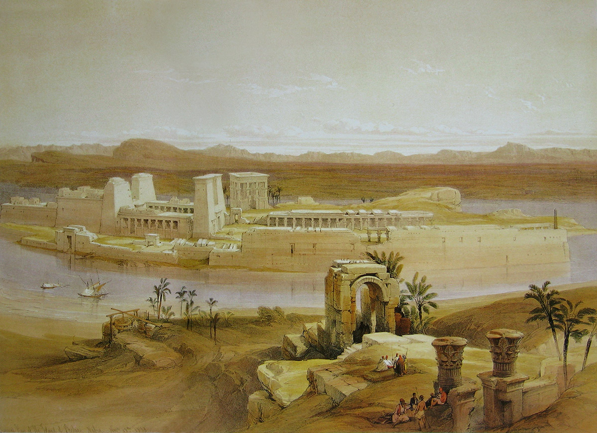 Isis Temple at Philae.