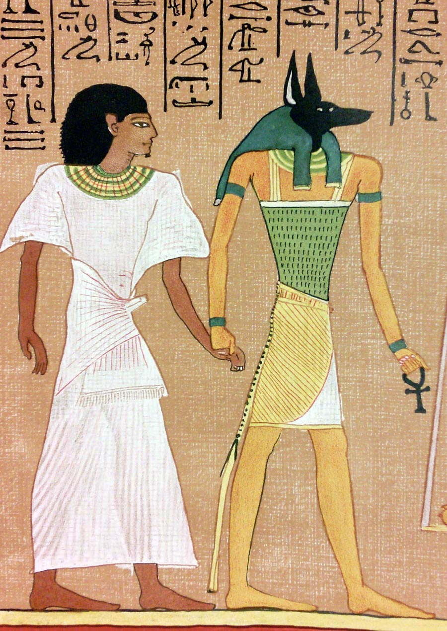 Anubis from the papyrus of Hunefer