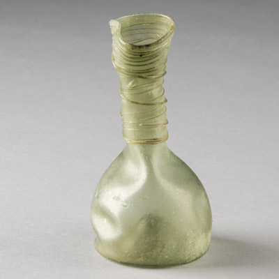 Blown-glass flask