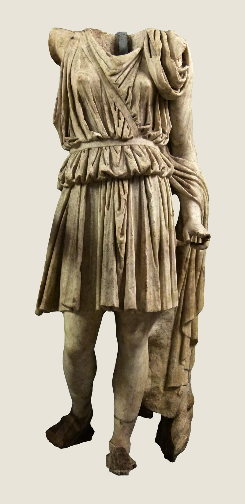 Statue of an athletic female figure