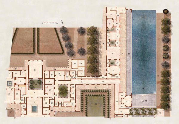 Plan of Villa A