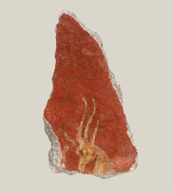 Fourth style fragment with antelope