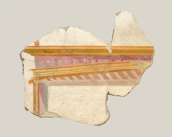 Fragment with top of a pavilion