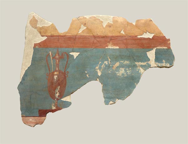 Fragment with bronze loutrophoros