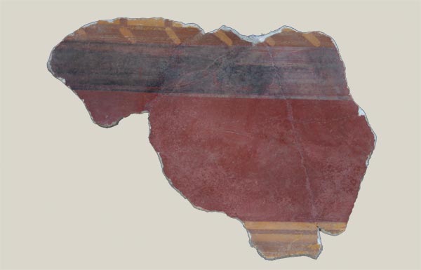 Fragment of lower part of architrave