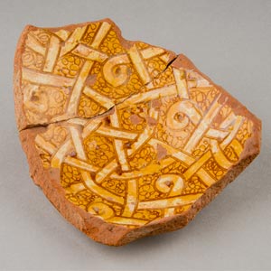 Vessel fragment with interlace design