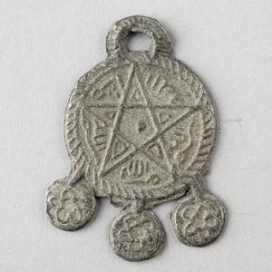 Amulet with five-pointed star