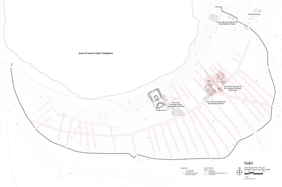 Map of Gabii