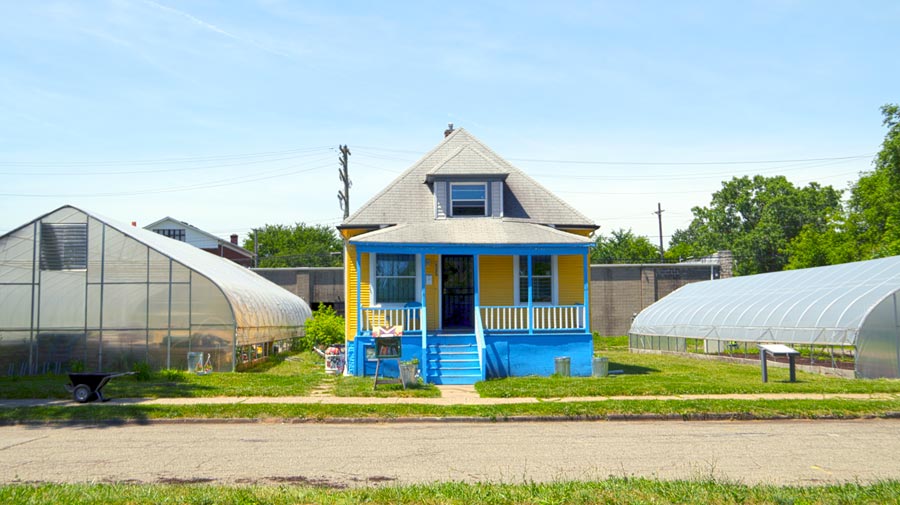 The Yellow House at Oakland Avenue Urban Farm
