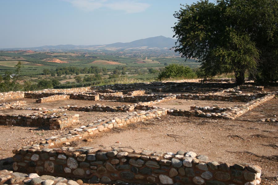 View from the restored area on the North Hill northwest