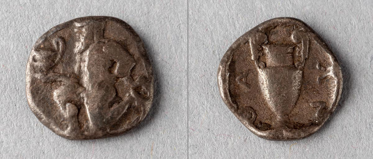 Coin (trihemiobol) of Thasos