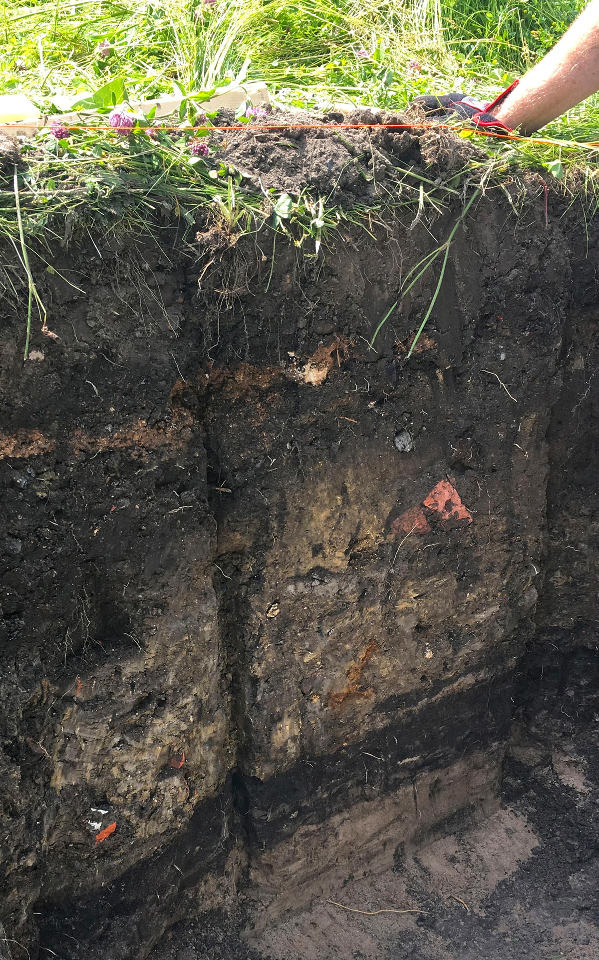 Excavated soil block
